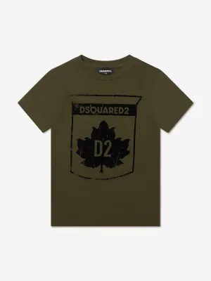 Dsquared2 Kids Maple Leaf Logo T-Shirt