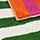 Dusen Dusen Bathroom Towel - Pink/ Red & Lime/ Purple