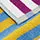 Dusen Dusen Bathroom Towel - Pink/ Red & Lime/ Purple