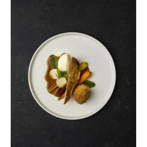DX130 Churchill Isla White Walled Plates (Pack of 6)