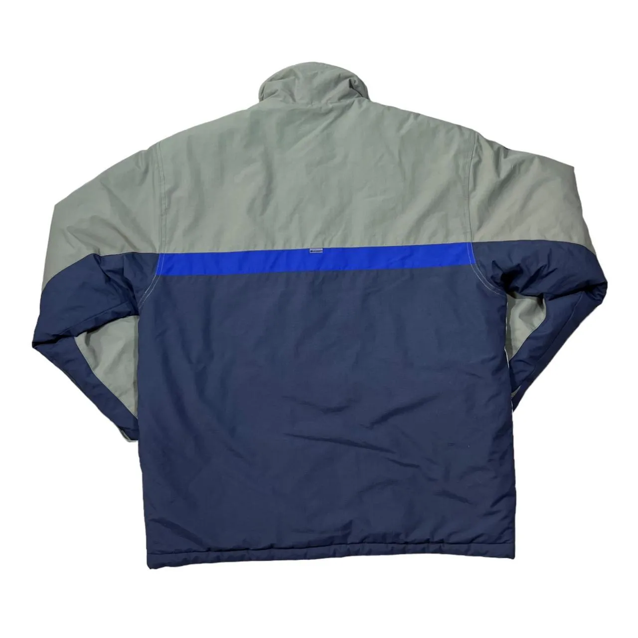 Early 00's QUIKSILVER ABT Colour Block Mini Logo Padded Puffer Jacket