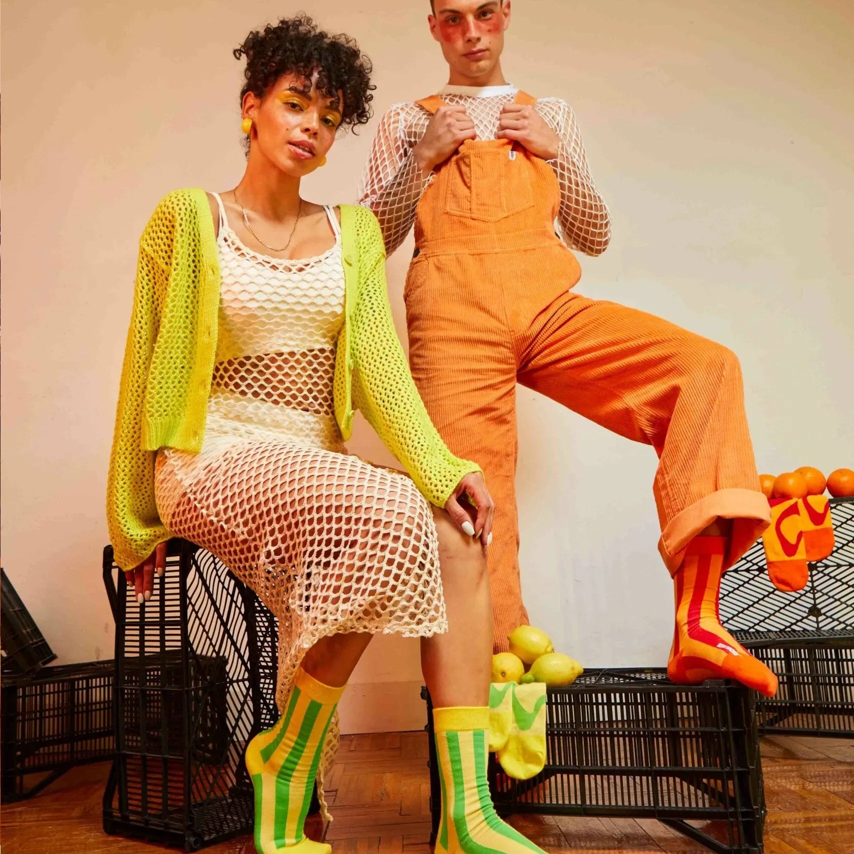 Eat My Socks: Juicy Oranges 2pk