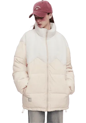 Eggshell Pattern Patchwork Jacket