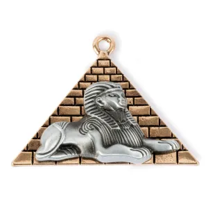 Egyptian Pyramid and Sphinx Pendant