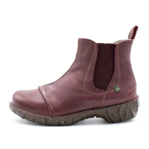 El Naturalista Angkor Ankle Boots Leather Burgundy Colour For Women