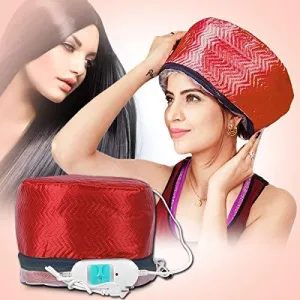 Electrical Thermal Head Hair Spa Cap, Hair Care Thermal Treatment with Beauty Steamer Nourishing Heating Cap, Spa Cap Steamer
