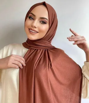 Elegant Chiffon Hijab - Large Solid Color Windproof Head Scarf | Versatile Classic Turban Style for Women
