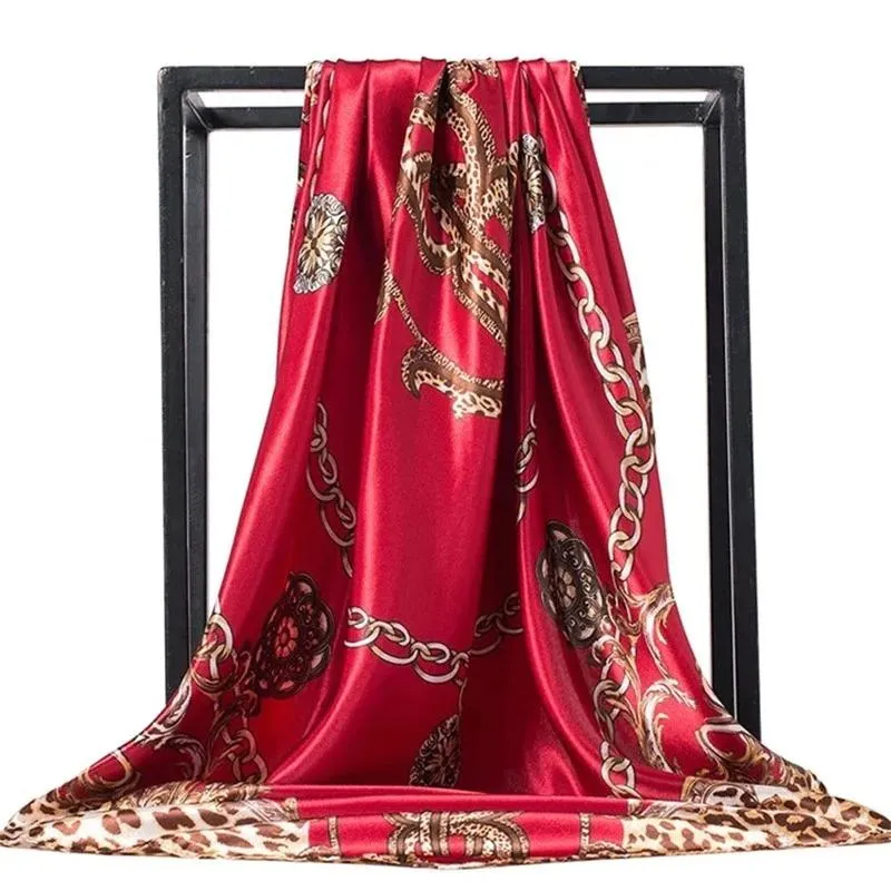 Elegant Floral Pattern Silk Scarf Collection