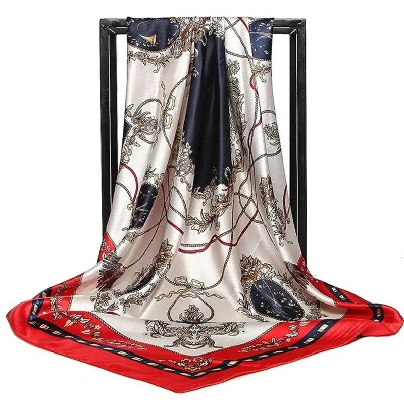 Elegant Floral Pattern Silk Scarf Collection