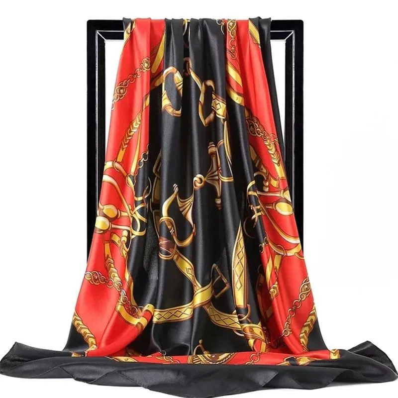 Elegant Floral Pattern Silk Scarf Collection