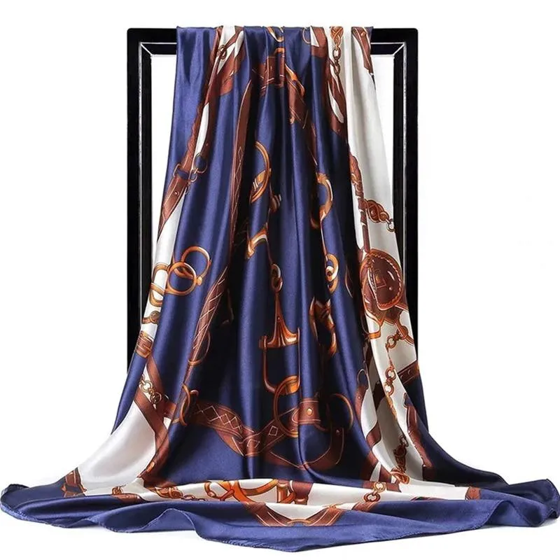 Elegant Floral Pattern Silk Scarf Collection