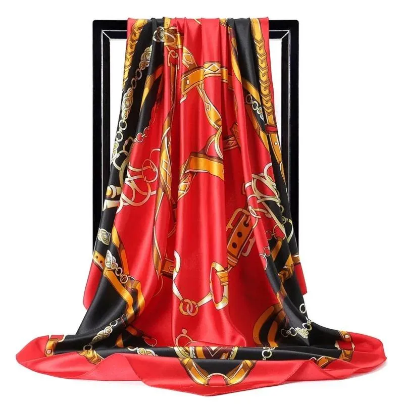 Elegant Floral Pattern Silk Scarf Collection