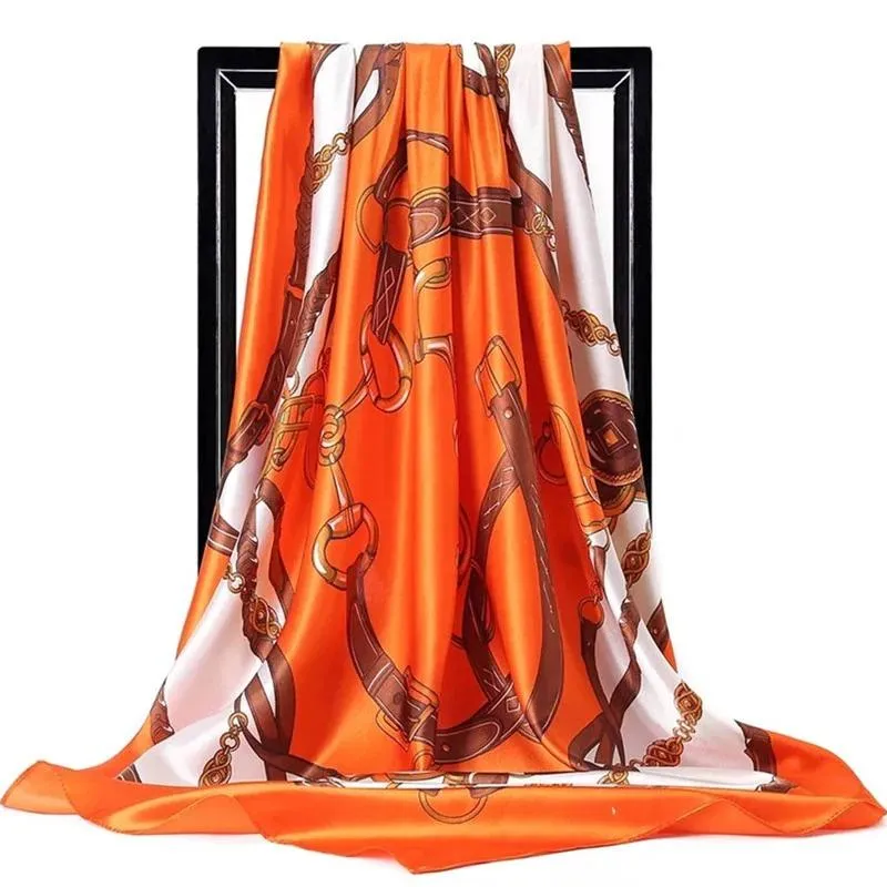 Elegant Floral Pattern Silk Scarf Collection