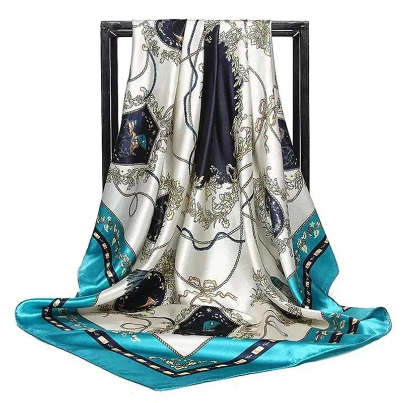 Elegant Floral Pattern Silk Scarf Collection