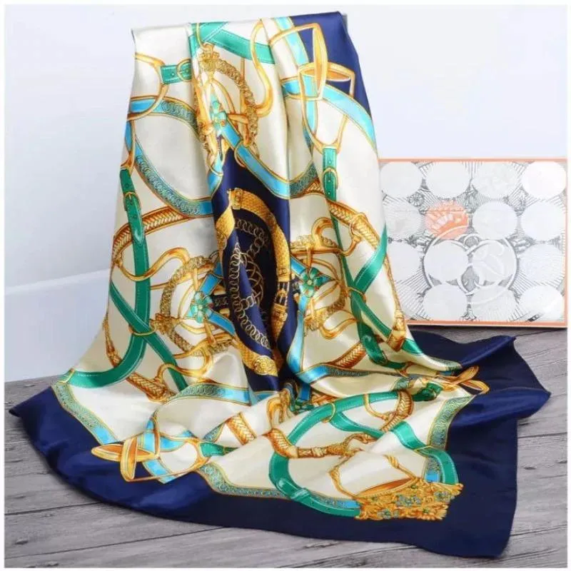 Elegant Floral Pattern Silk Scarf Collection