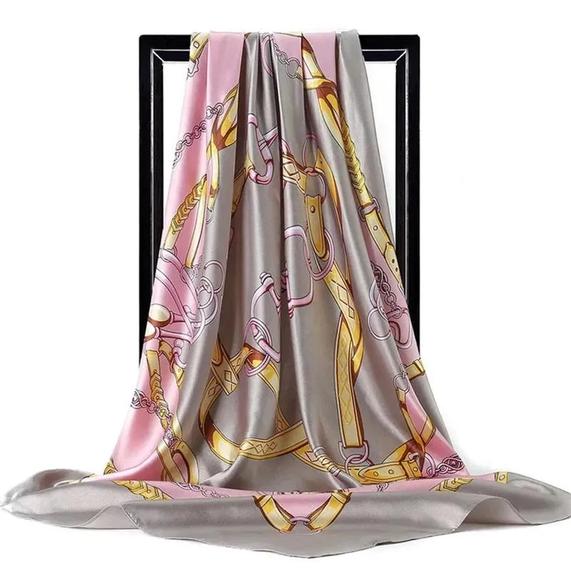 Elegant Floral Pattern Silk Scarf Collection