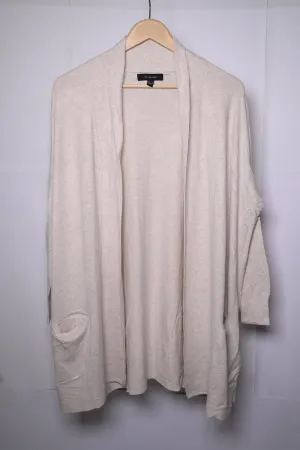 Elegant Off-White Viscose Shrug