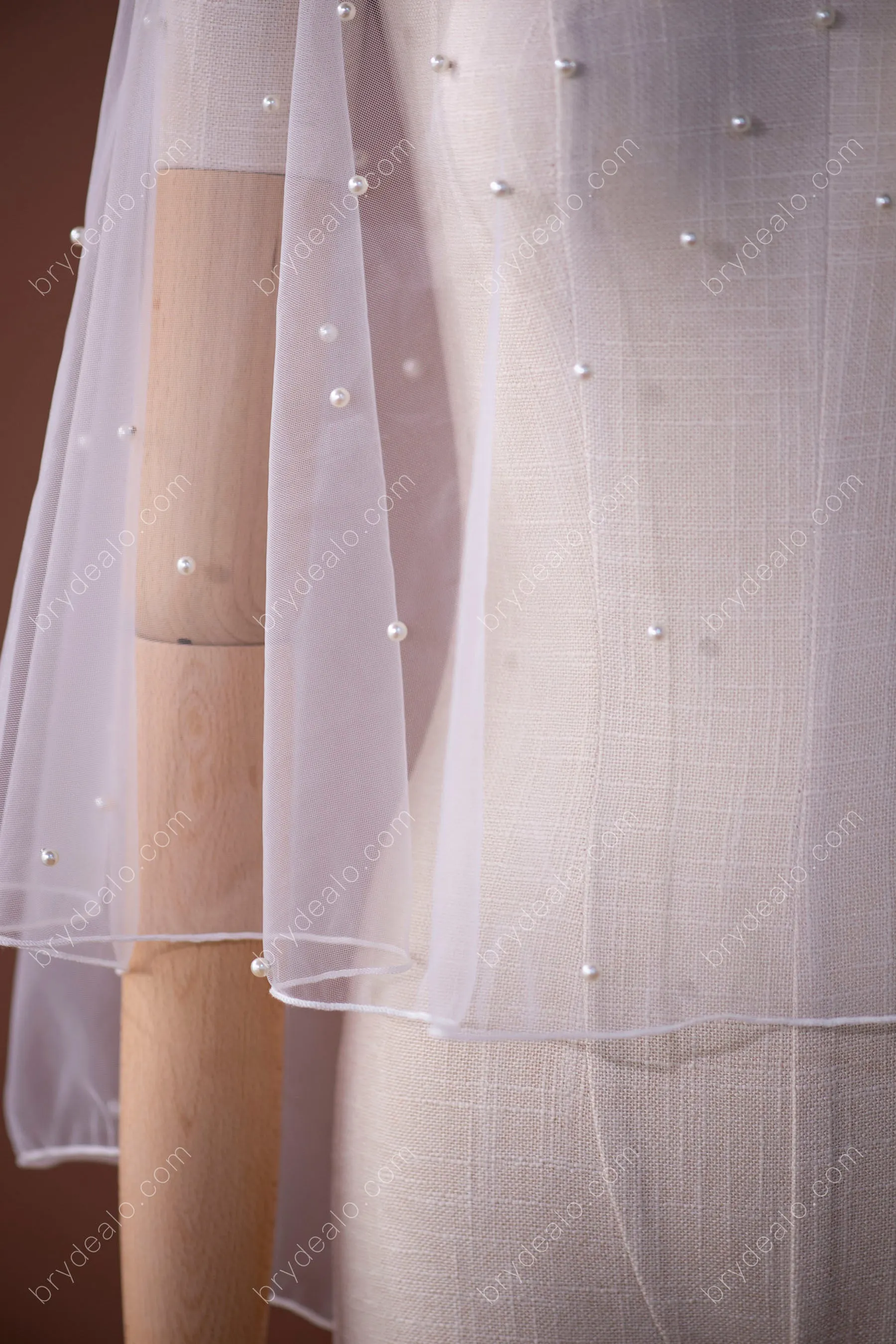 Elegant Pearls Bridal Cape for Wholesale
