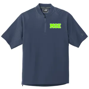 Elite - New Era Cage Short Sleeve 1/4-Zip Jacket - Navy (NEA600)