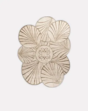 Ellie Saab Palmier Wool and Bamboo Rug