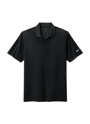 Embroidered Polo Shirts | Nike Black Men&#x27;s Dri-FIT Micro Pique 2.0 Polo 
