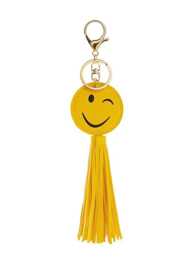 Emoji Tassel Keychain