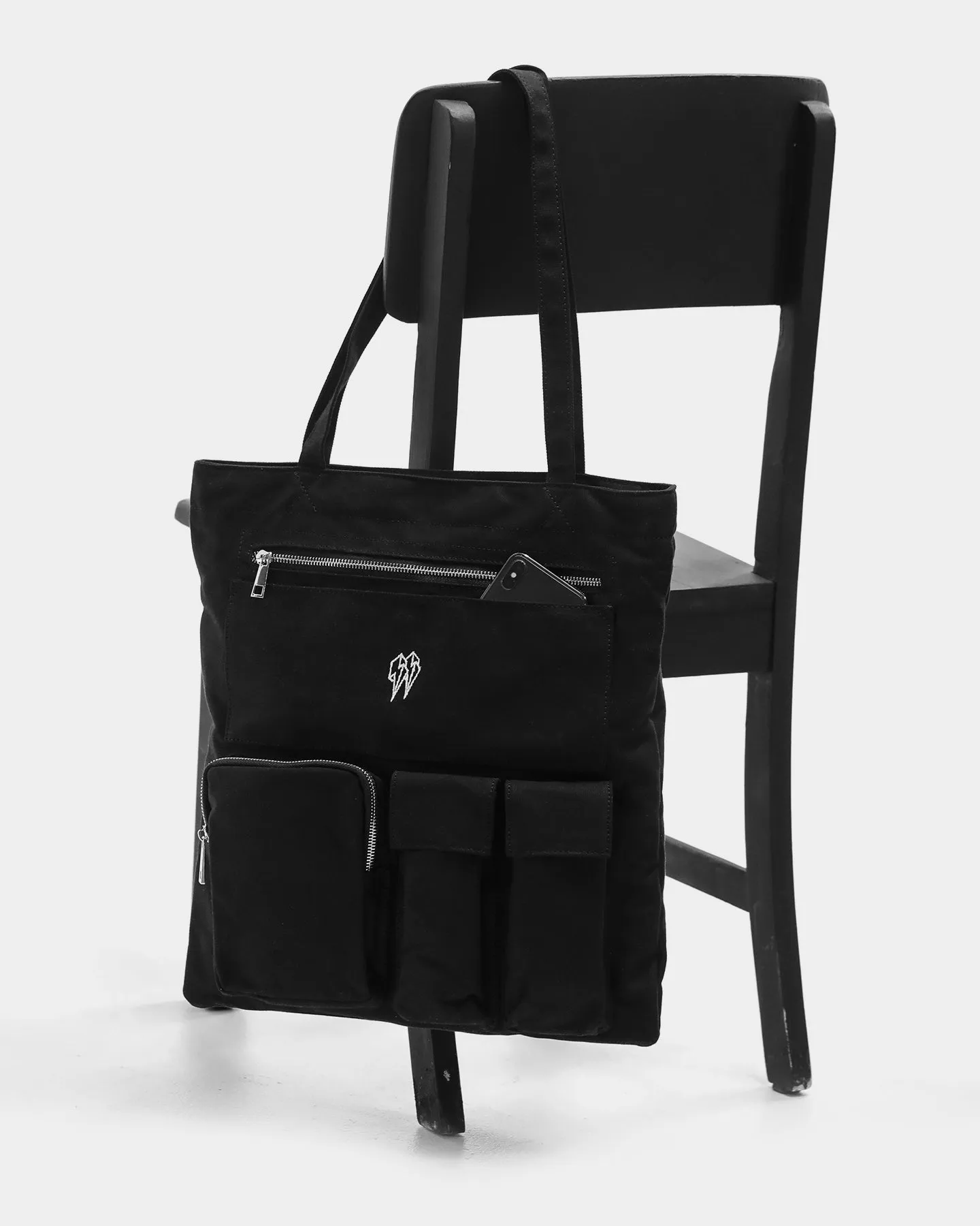 EN ES Utility Tote Bag Black