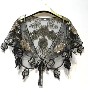 Enchanting Moonlight Sequin Wrap
