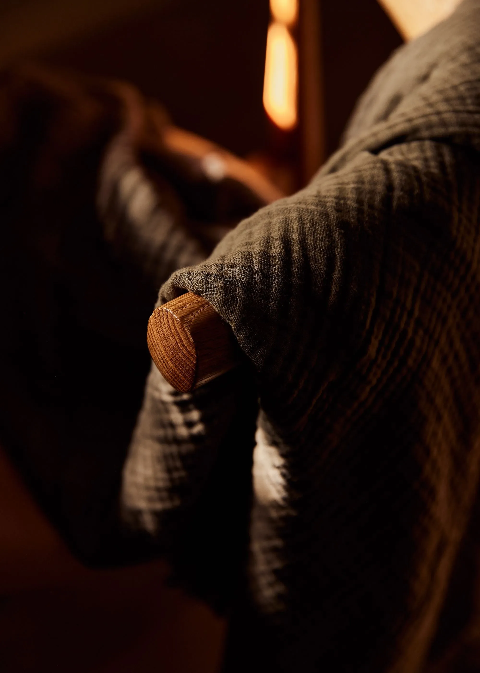 Enes Throw | Dark Olive