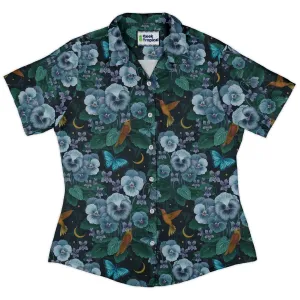 Episodic Violet Night Curvy Button Up Shirt