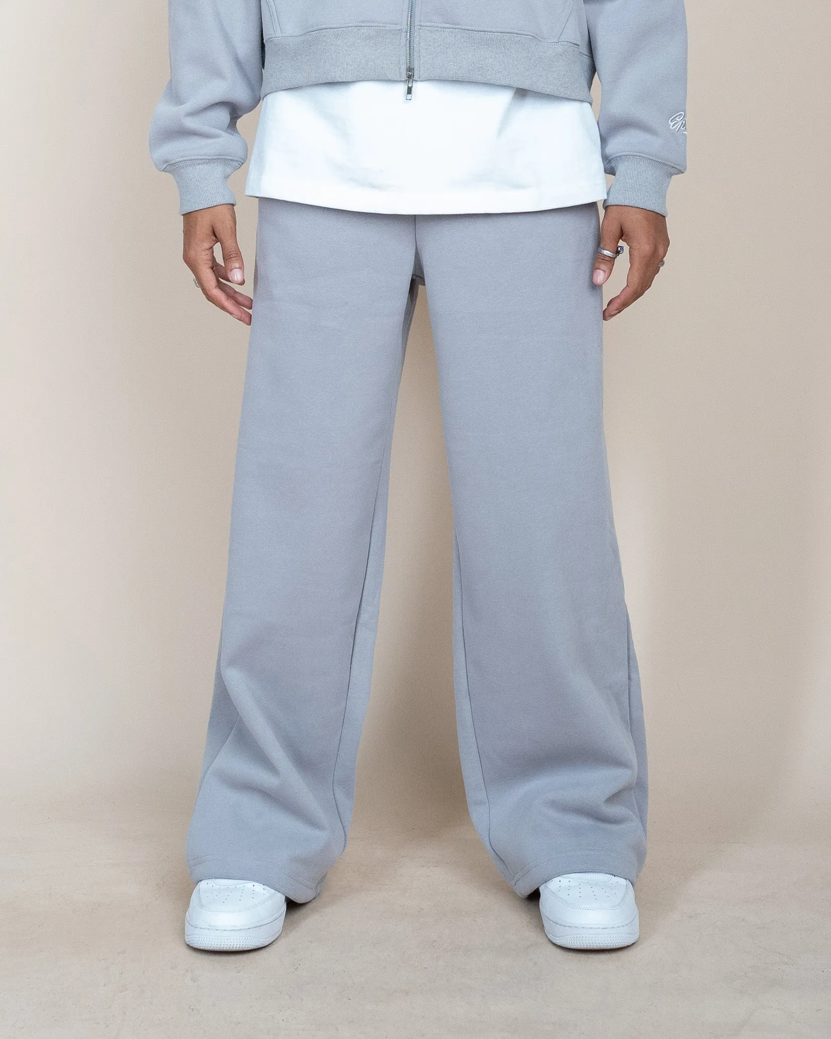 EPTM PERFECT BAGGY FLEECE PANTS - GREY