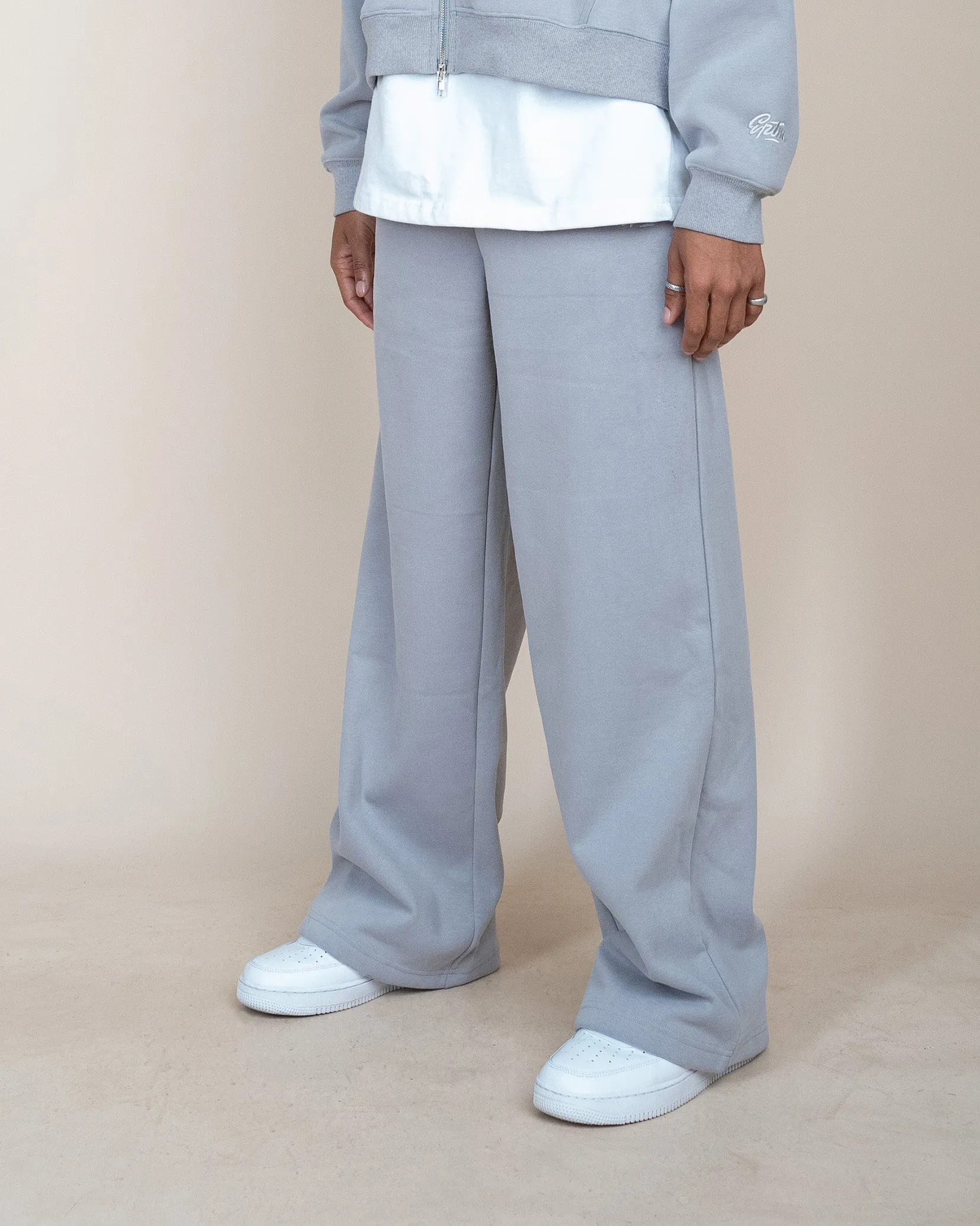 EPTM PERFECT BAGGY FLEECE PANTS - GREY