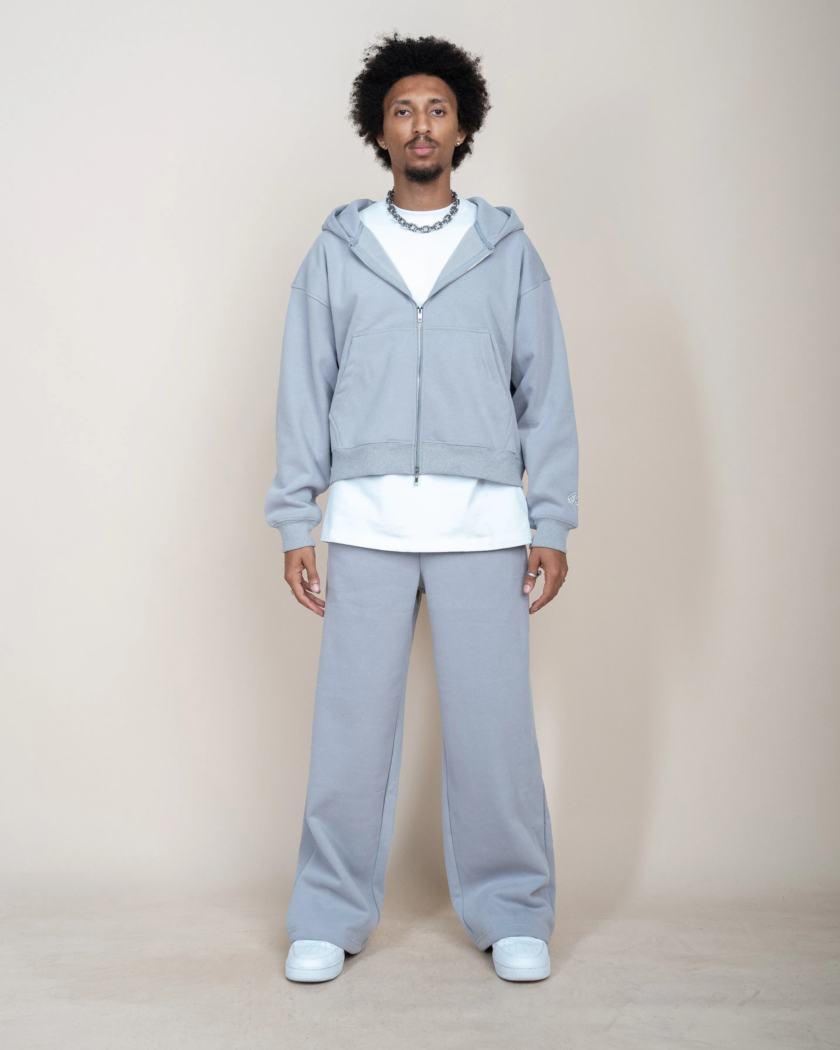 EPTM PERFECT BAGGY FLEECE PANTS - GREY