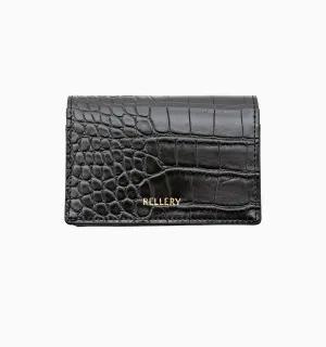 Midnight Black Essentials Card Holder - Enhanced Title