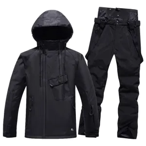 everyday Women's Solid Color Ski Suit Windproof Warm And Breathable Winter Skiing Equipment