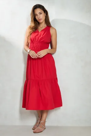 Eve|Tiered Cotton Dress