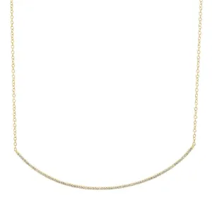 EVOKE DIAMOND NECKLACE, GOLD