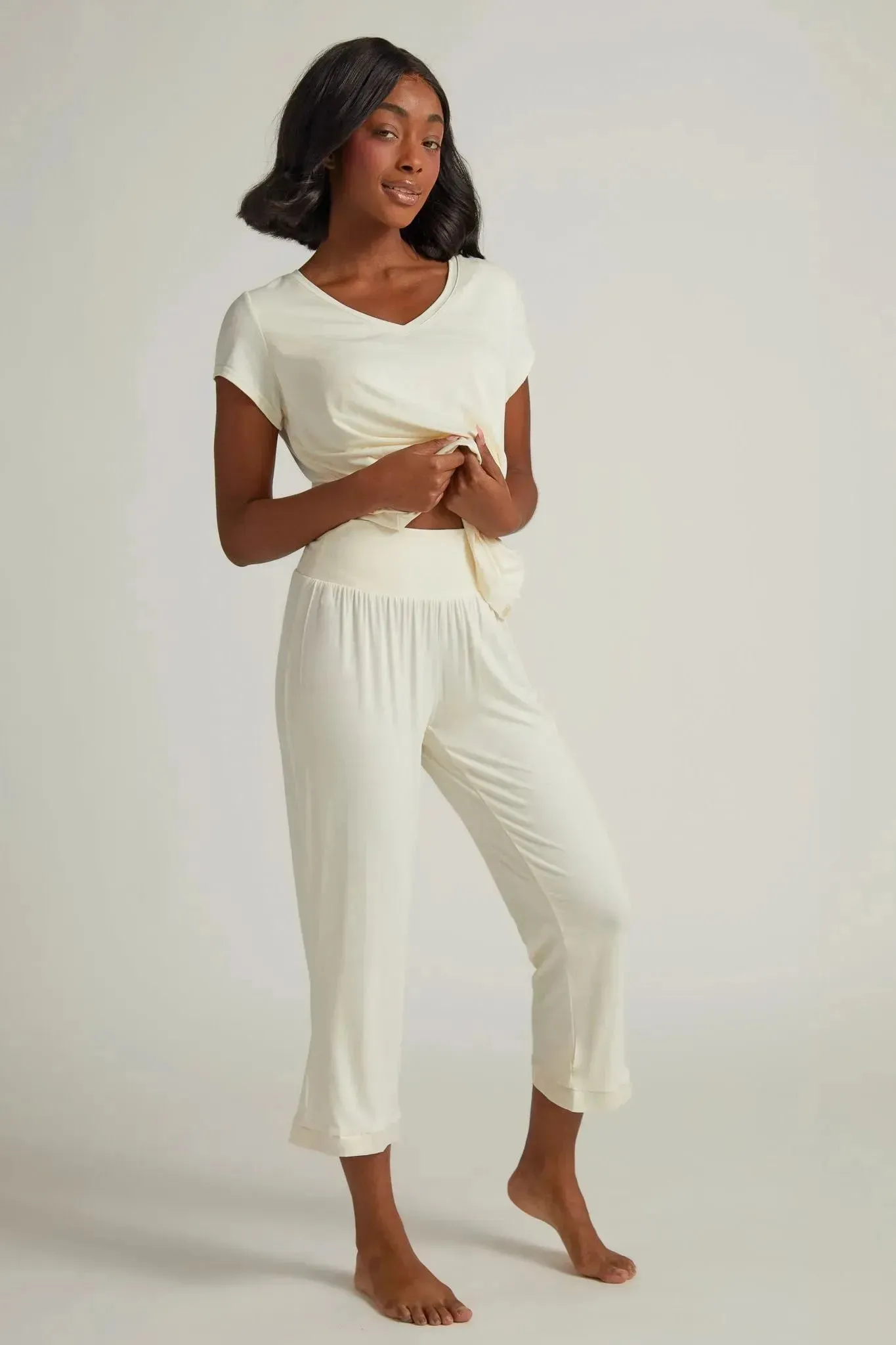 Faceplant Bamboo Capri Pajama Pant