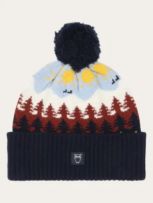 Fair Isle beanie - RWS - Multi color AOP