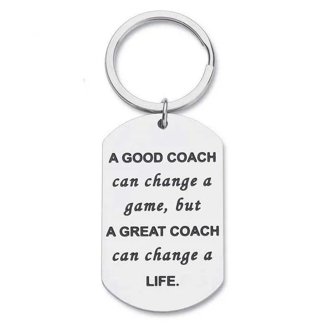 Fashion Keychain Sports Thank You Gifts for Soccer Coaches