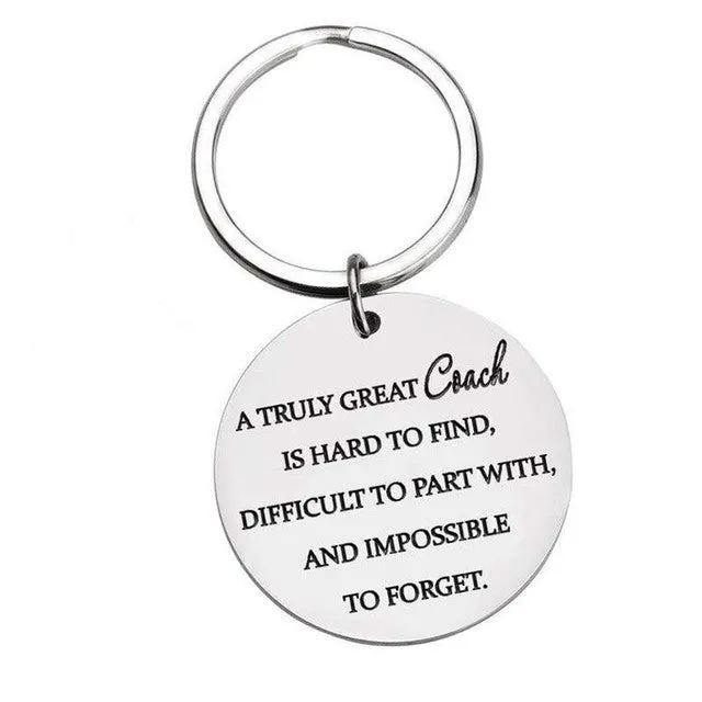 Fashion Keychain Sports Thank You Gifts for Soccer Coaches