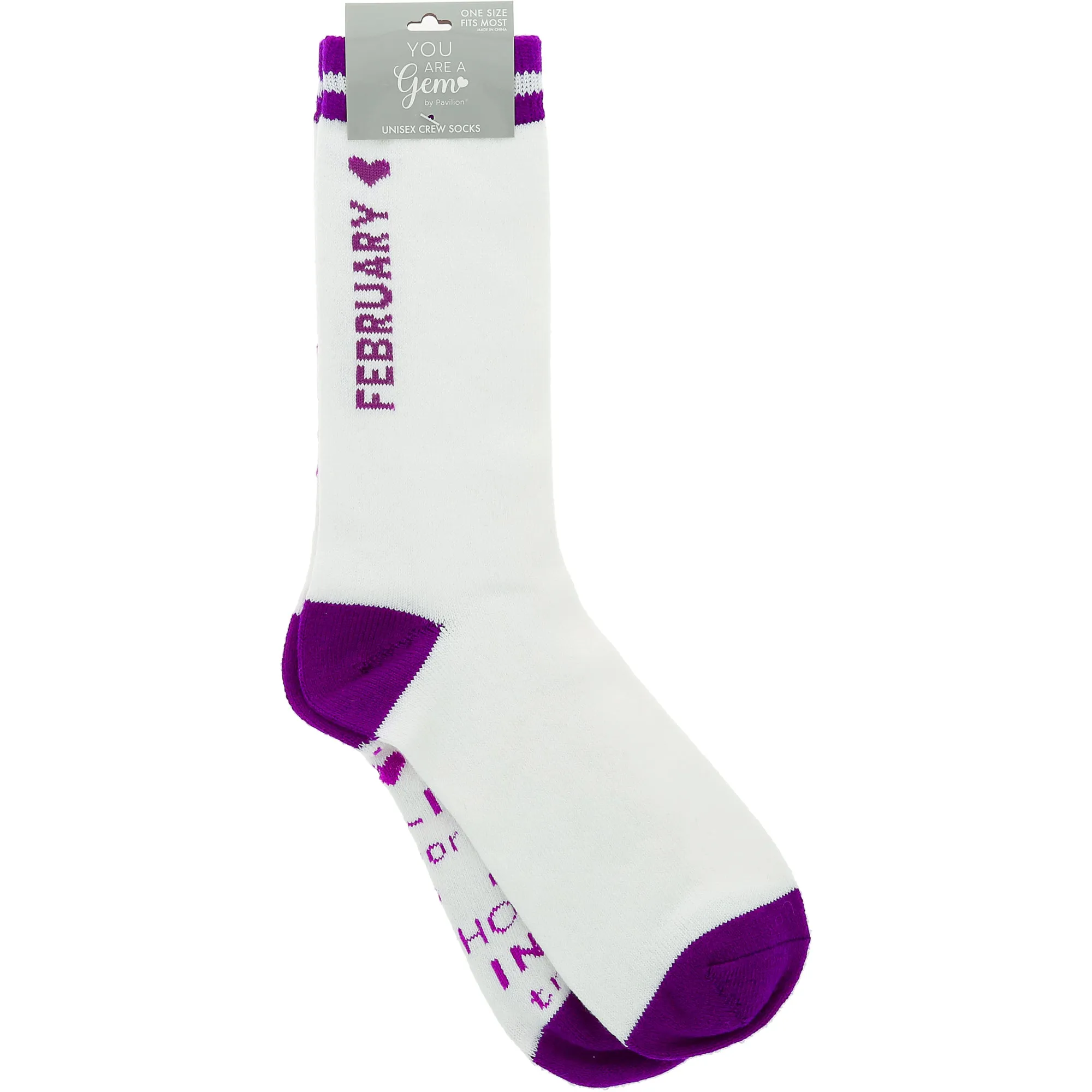 February Unisex Crew Sock