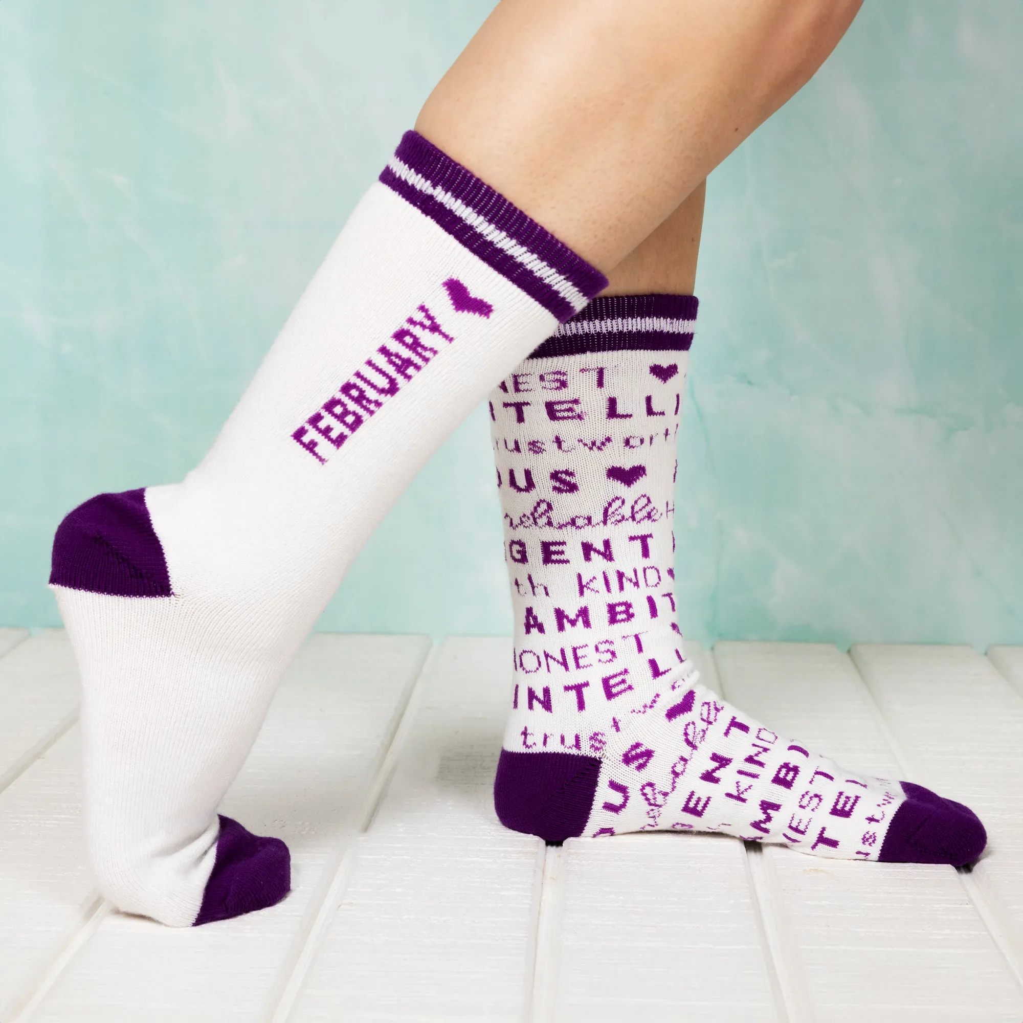 February Unisex Crew Sock