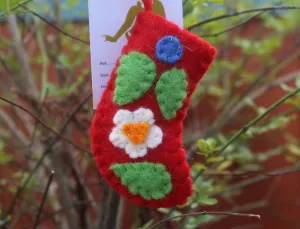 Felt wool Christmas Socks Ornaments