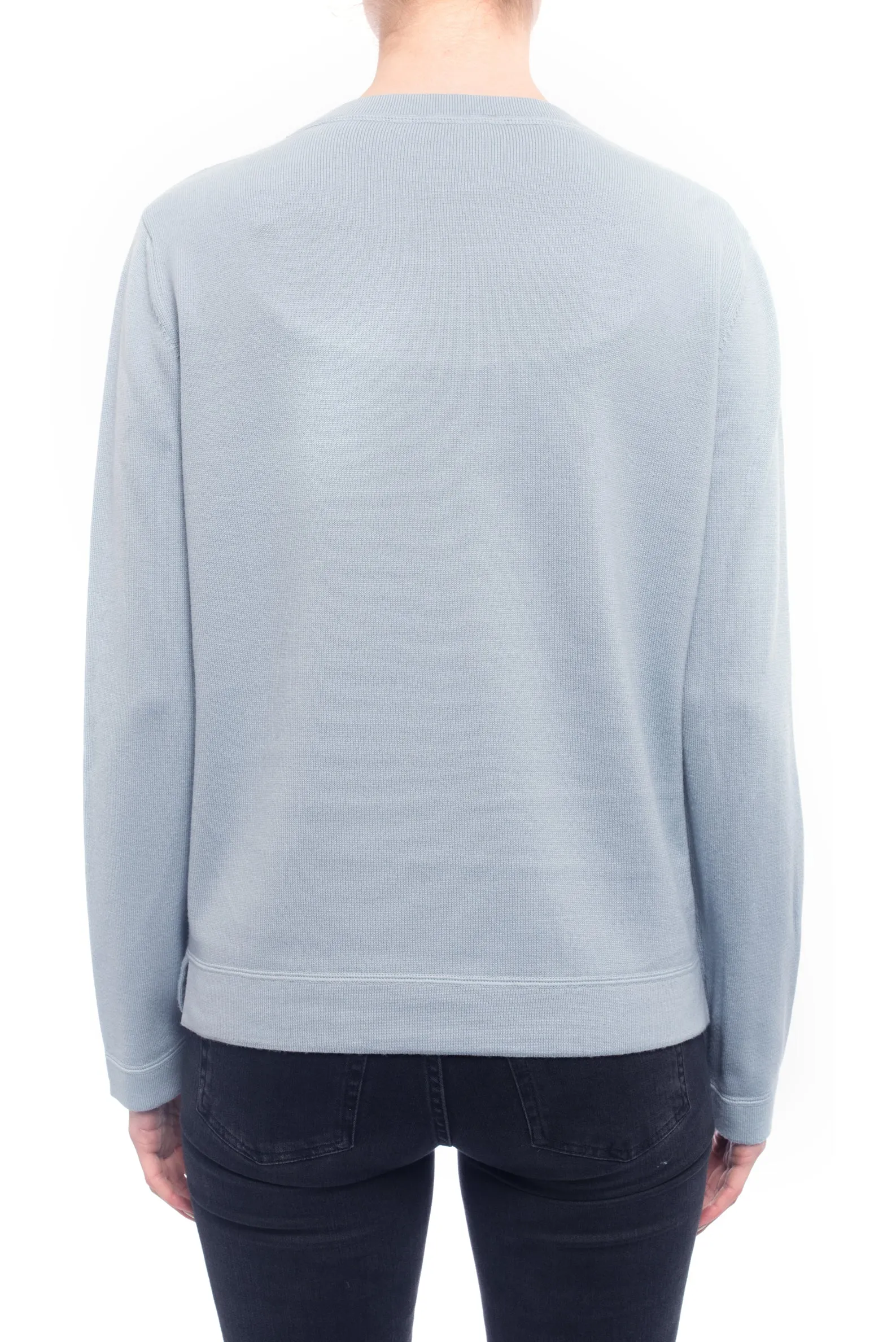 Fendi Light Blue and Pink Knit Monster Bag Bug Fur Eyes Sweater - 6