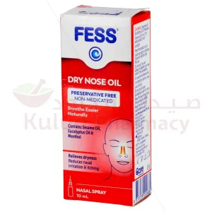 Fess Dry Nose Relief Oil 10Ml Nasal Spray 10 ML
