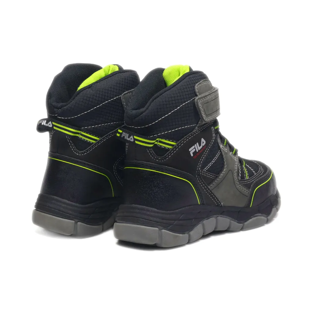 Fila Ankle Boots Fabric Black Colour For Kids