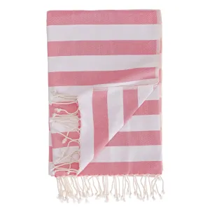 Filiz Hammam Towel [Pink/White]