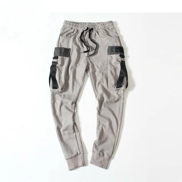 Fit Casual Large Pocket Street Style Men Pants