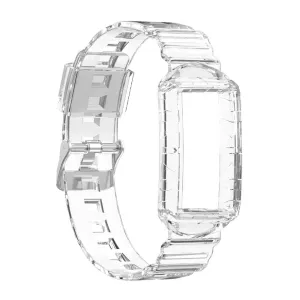 Fitbit Charge 5 / 4 / 3 integrated TPU cover   watch strap - Transparent